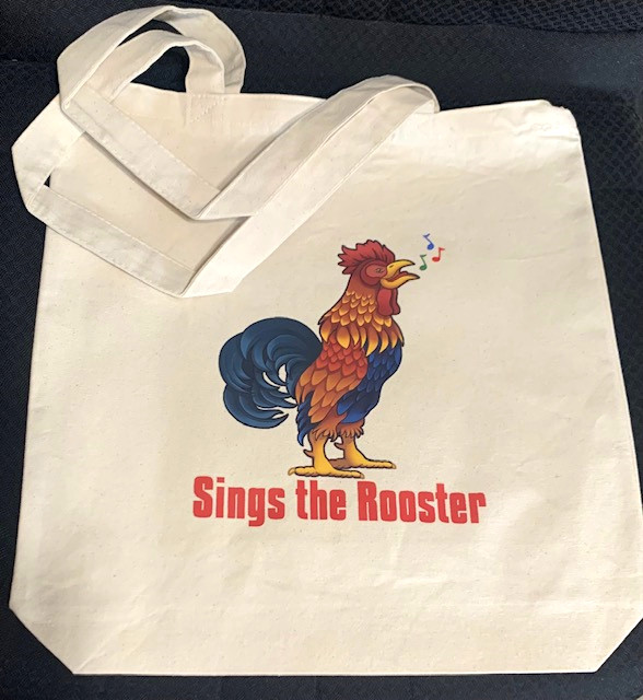 Sings the Rooster Tote Bag